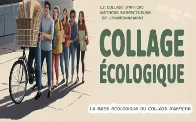 Collage d'affiche événementielle sur panneau d'affichage à Angoulême