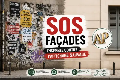 L'affichage sauvage est interdit