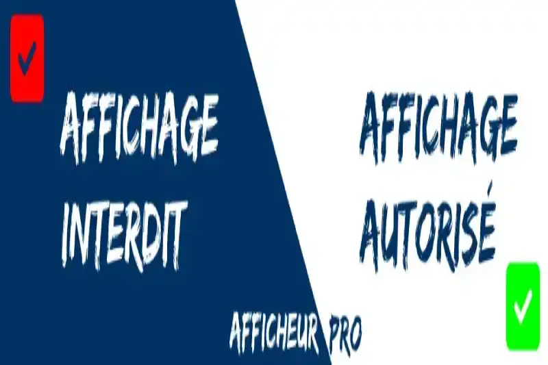 Respect des régles de l'affichage libre