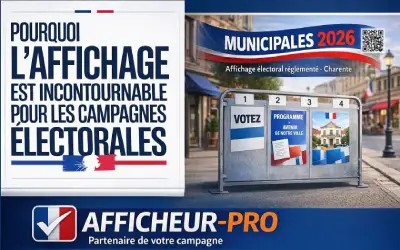 Affichage électoral Charente