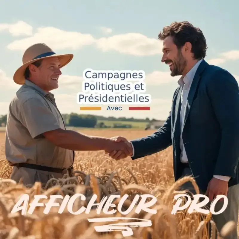 Carte de France avec les zones d’affichage politique Afficheur-Pro