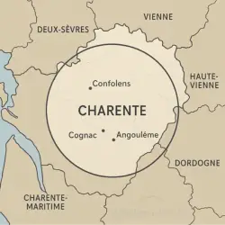 Carte de la Charente