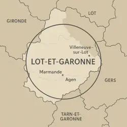 Carte du Lot-et-Garonne