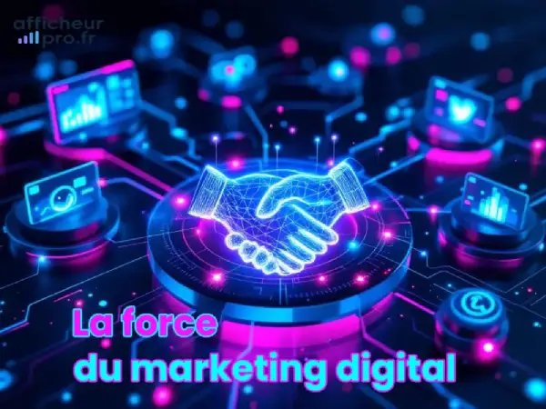 Le marketing digital complète l’affichage libre