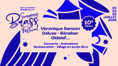 Affiche du Surgères Brass Festival 2026 en Charente-Maritime